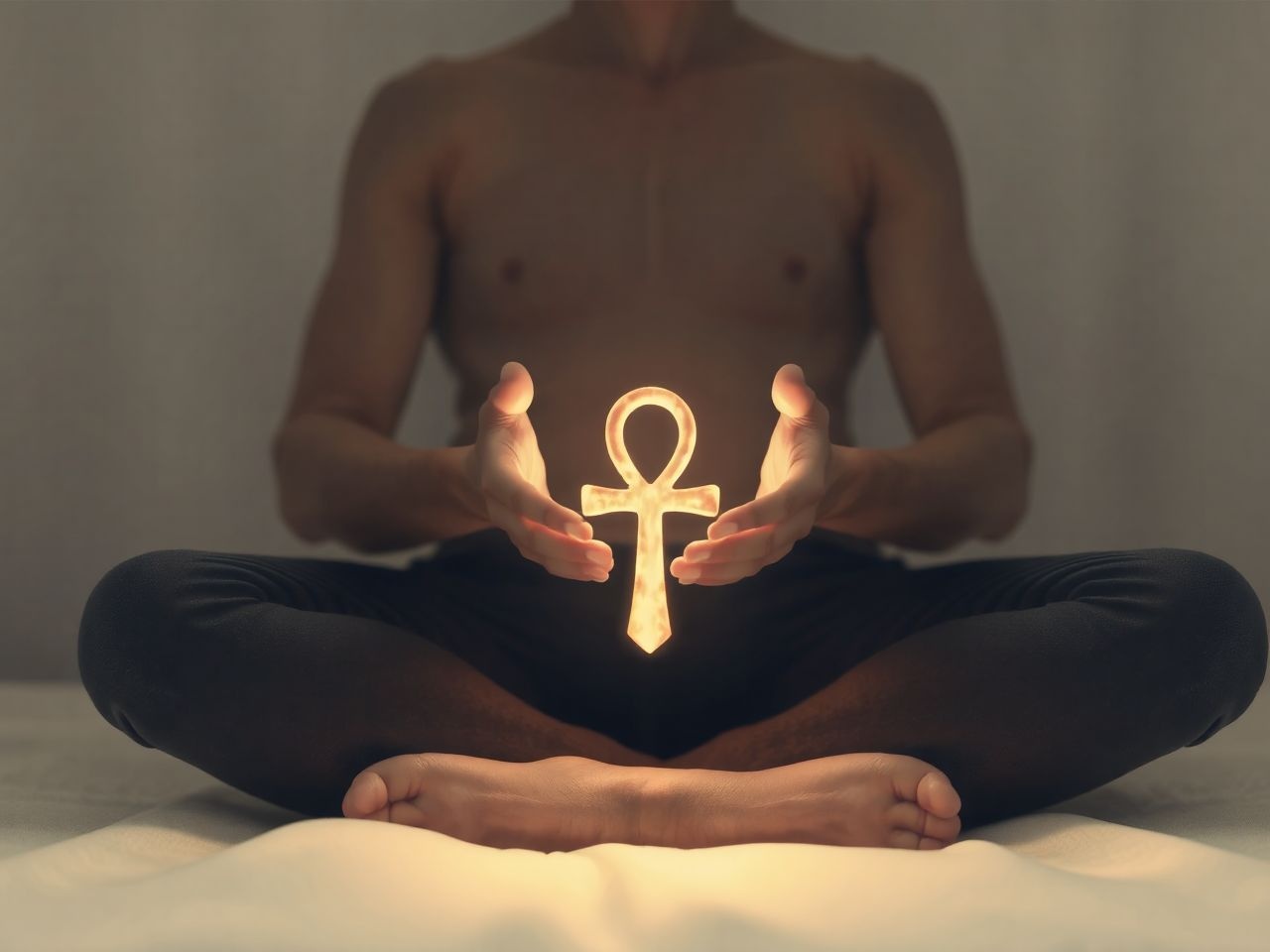 Az ankh energiája mély meditációban az életet erősíti.