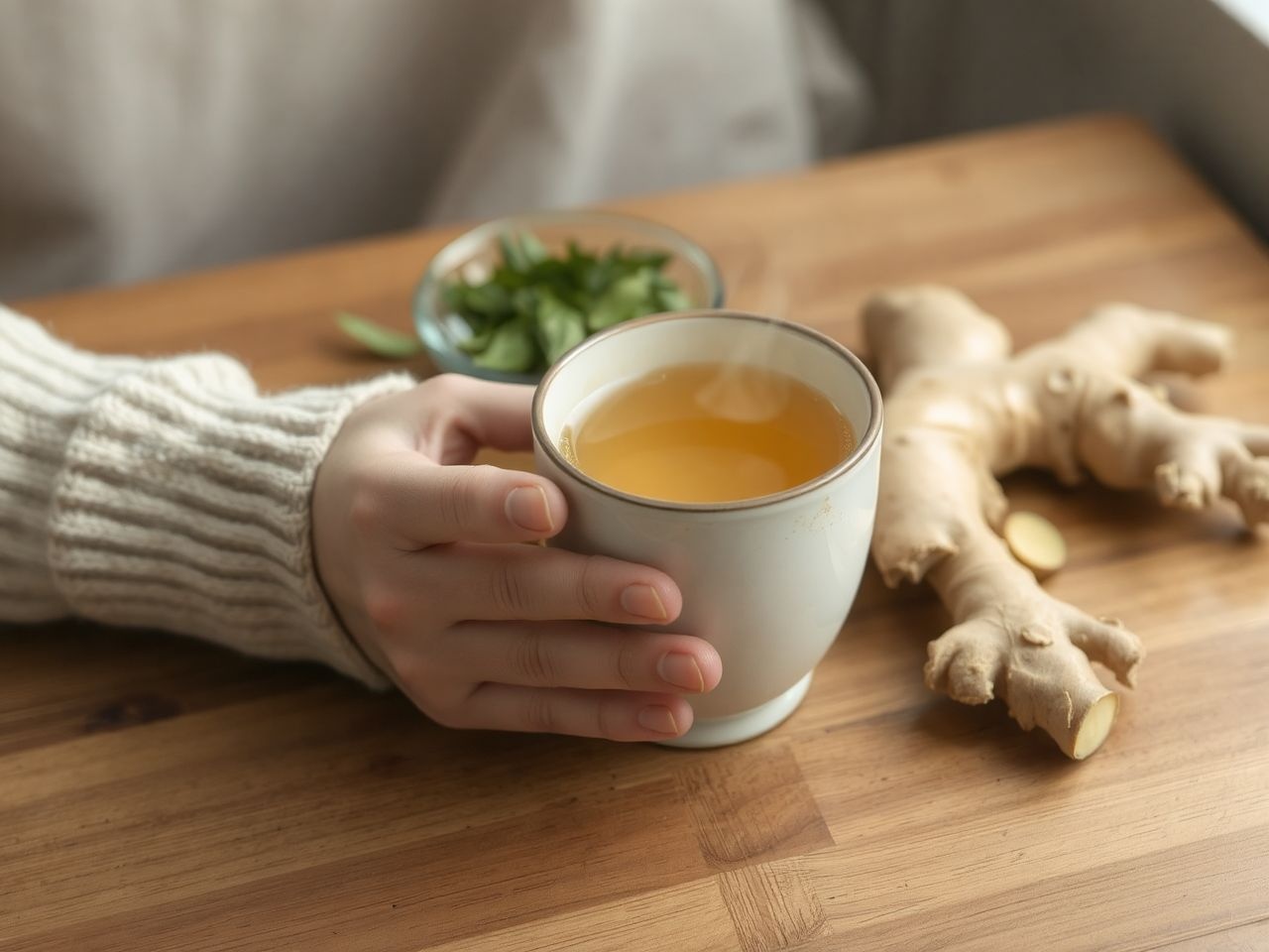 A gyömbér tea antioxidánsai erősítik az immunrendszert.