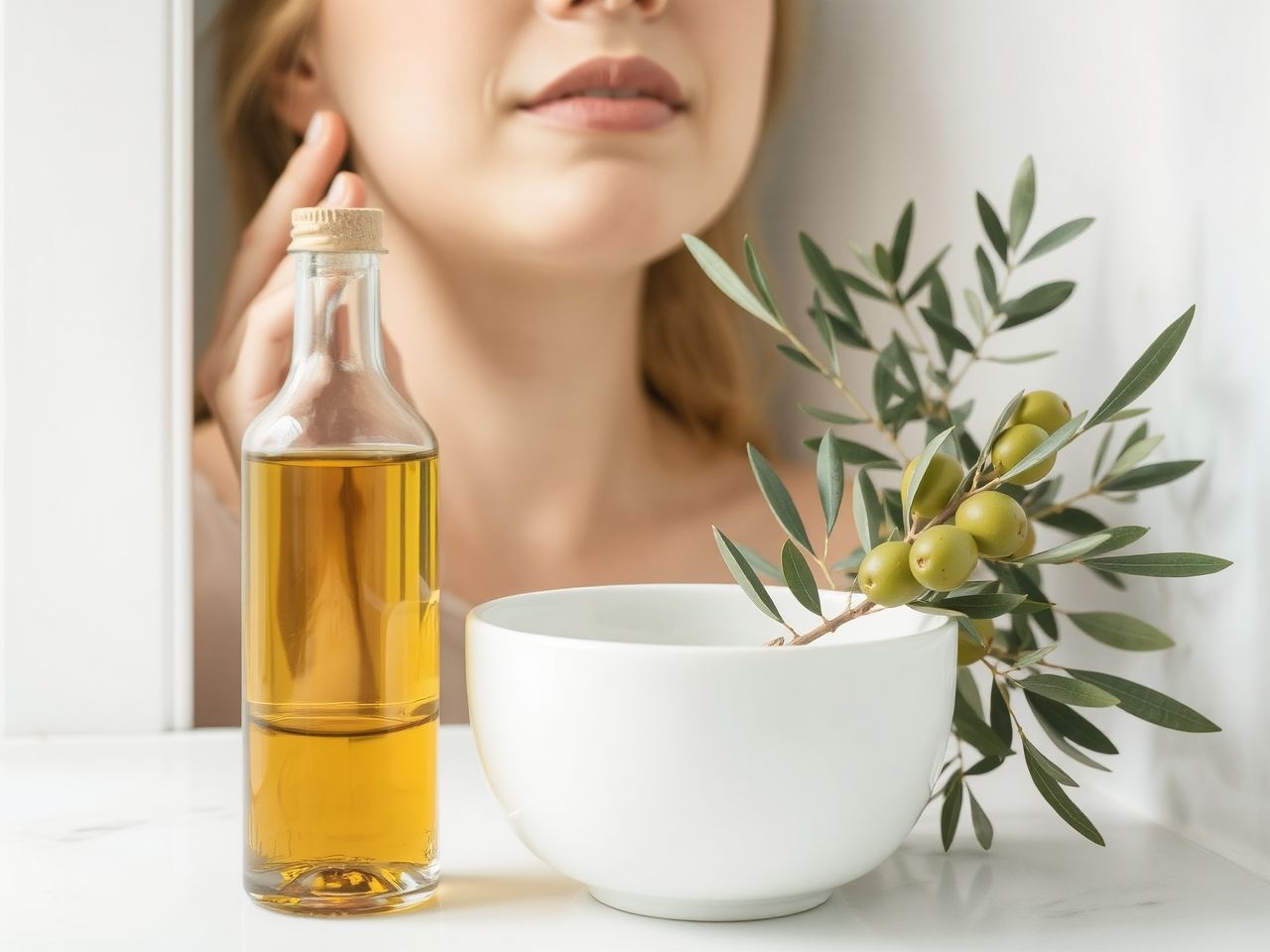 Az olívaolaj gazdag antioxidánsokban, természetes bőrápolóként hatékony.