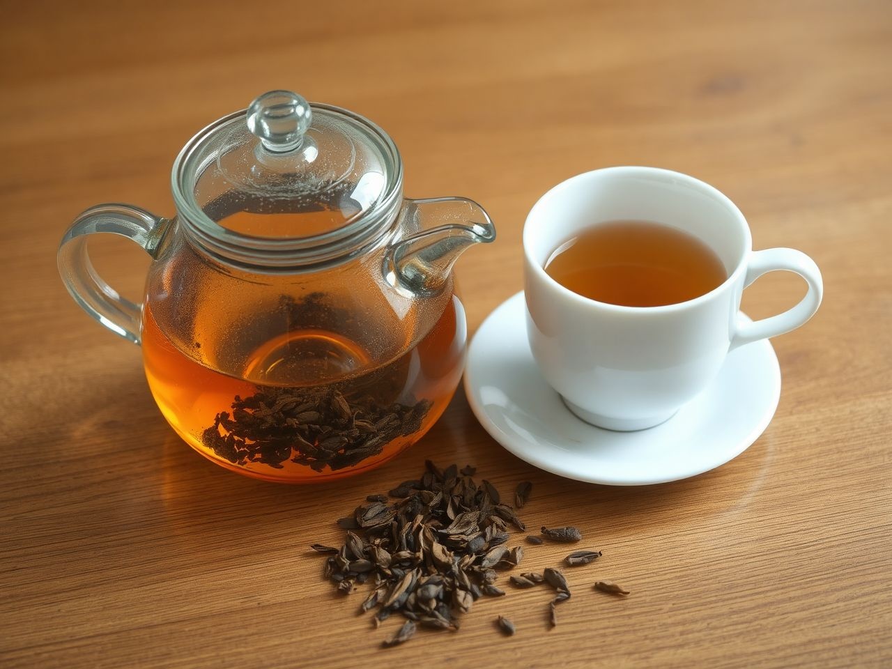 Az oolong tea félig erjesztett levelei gazdag ízvilágot teremtenek.
