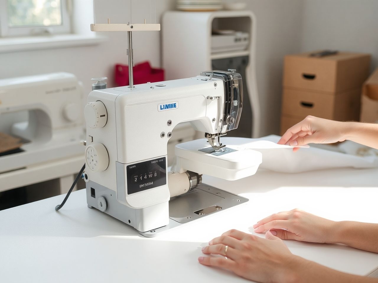 Az overlock gép gyors, precíz és erős szegélyeket készít.