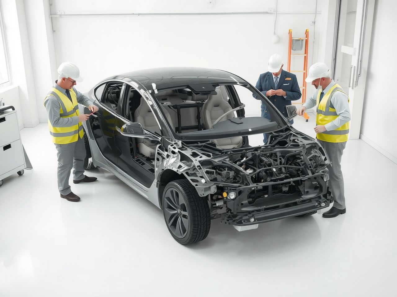 A Tesla integrált biztonsági rendszerével csökkenti a balesetek kockázatát.