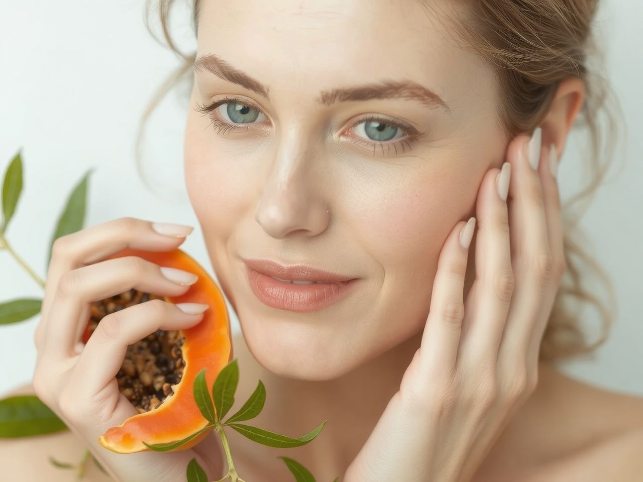 A papaya enzimei serkentik a bőr megújulását és ragyogását.