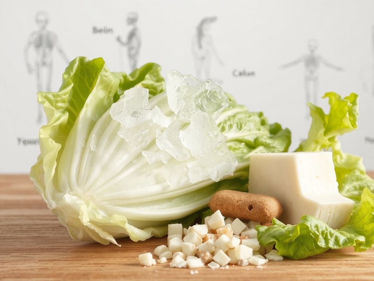 A K-vitamin és kalcium erősíti a csontokat és ízületeket.
