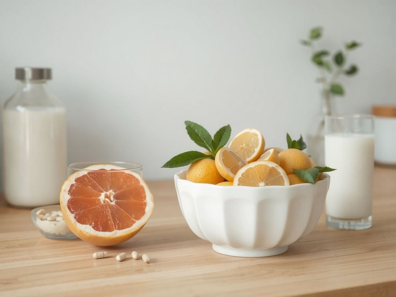 A grapefruit kölcsönhatásba léphet bizonyos gyógyszerekkel, óvatosan fogyassza.