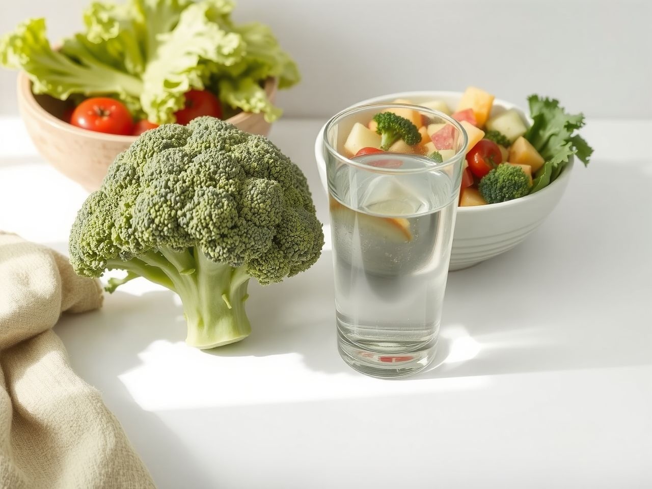 A brokkoli rostjai támogatják az egészséges bélflórát és emésztést.