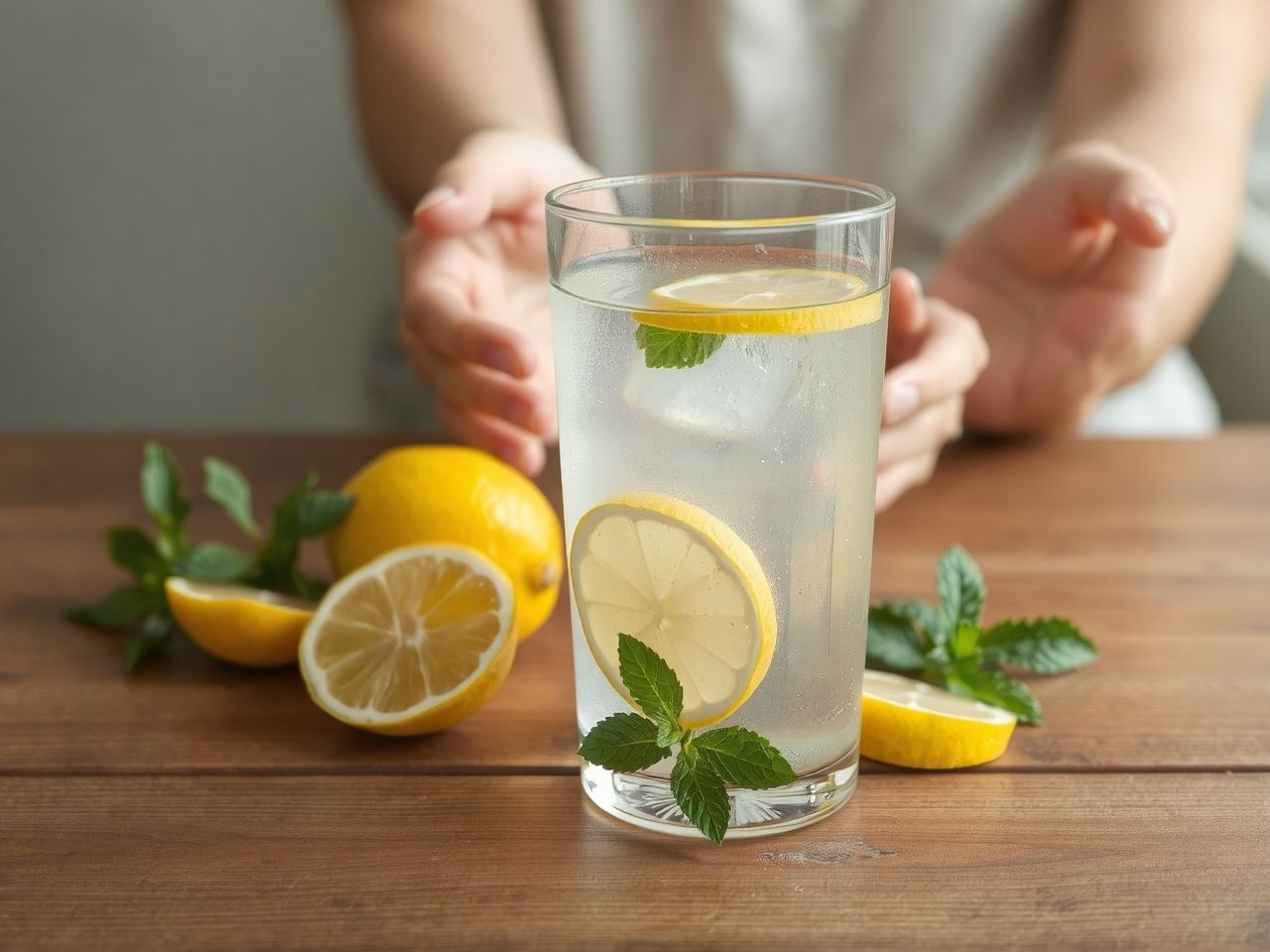 A citromos víz serkenti az emésztést és méregtelenítést.