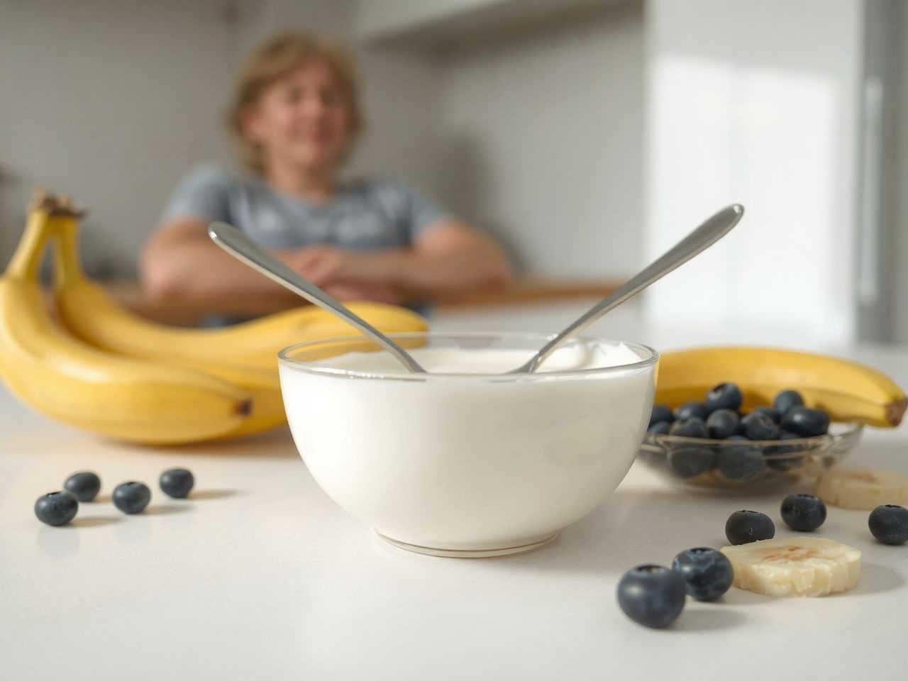 A natúr joghurt probiotikumai élénkítik az emésztőrendszert.