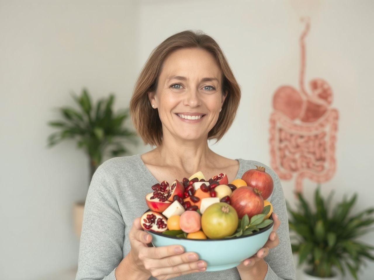 A gránátalma segíti a bélflóra egyensúlyának fenntartását.