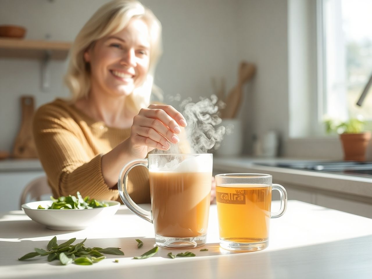 A Calli tea természetes koffeinforrásként fokozza az életerőt.