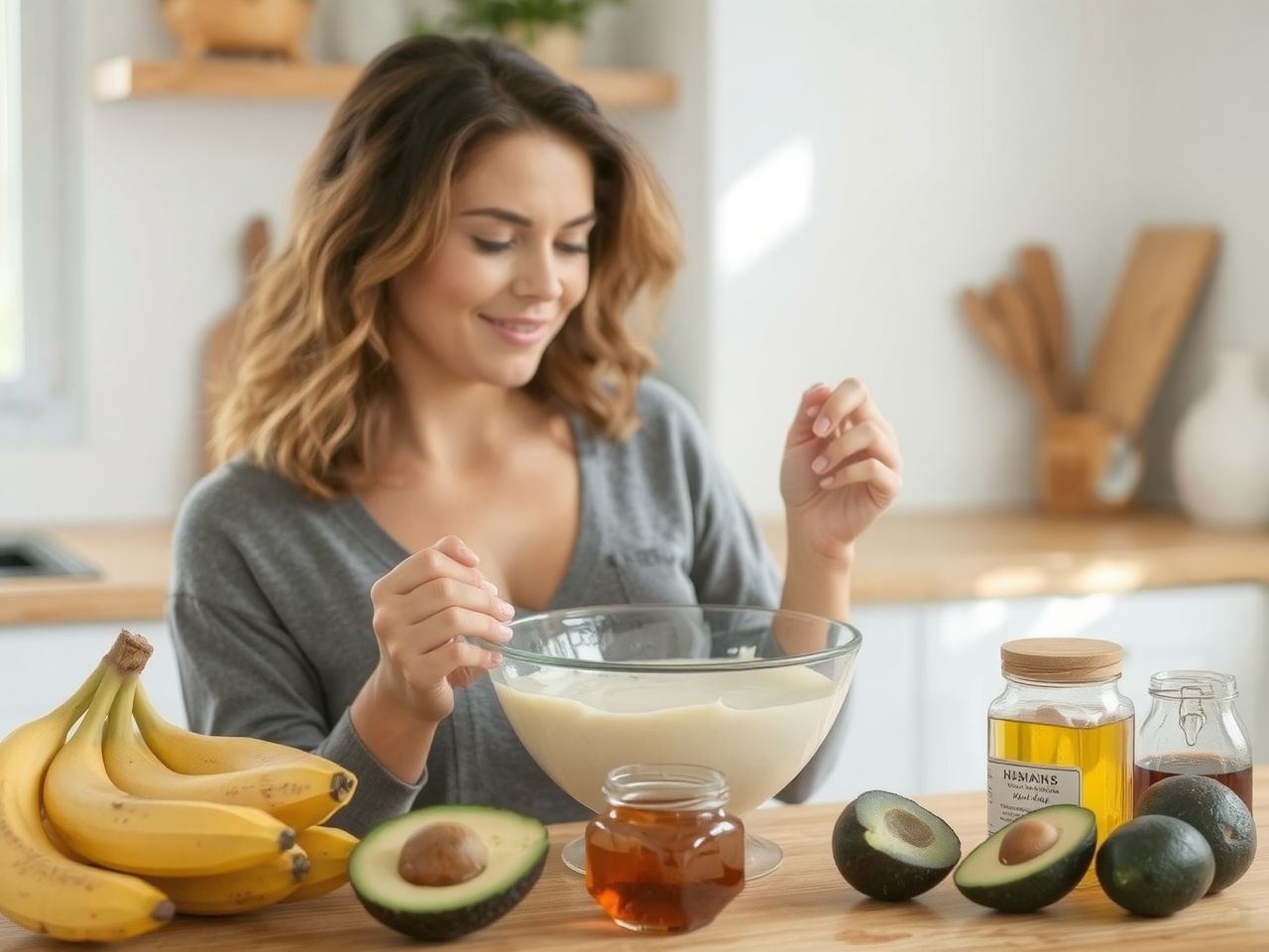 A házi banános hajpakolás környezetbarát és természetes szépségápolás.