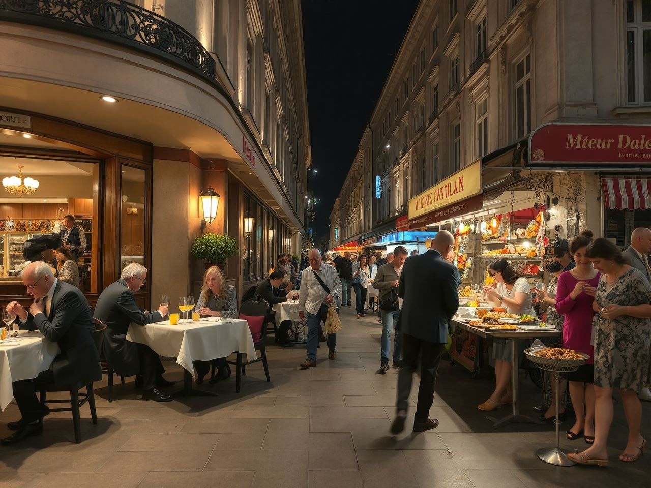 Bécs éjszakai gasztronómiája fine diningtól street foodig izgalmas.
