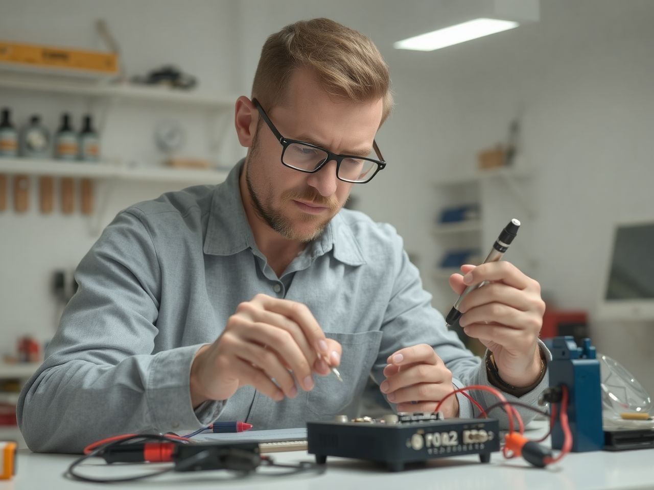 Potméter hibája gyakran laza csatlakozás vagy szennyeződés miatt van.