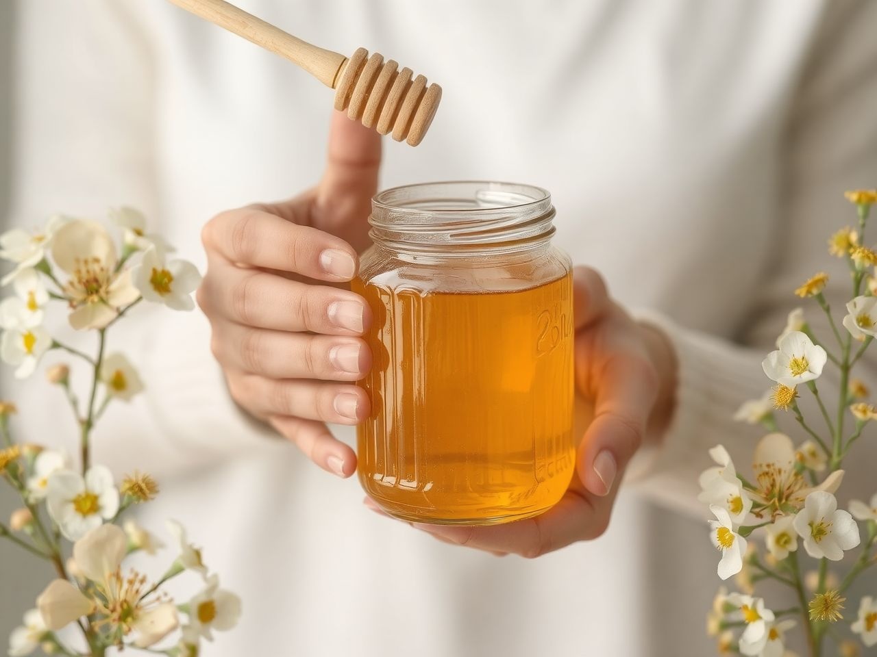 A virágméz antibakteriális hatása segít enyhíteni a torokfájást.