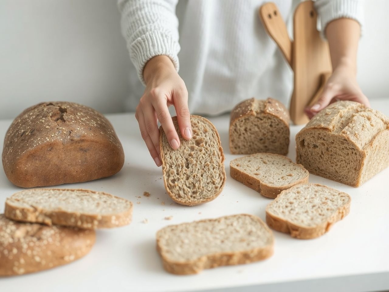 A teljes kiőrlésű korpás kenyér gazdag rostokban és vitaminokban.