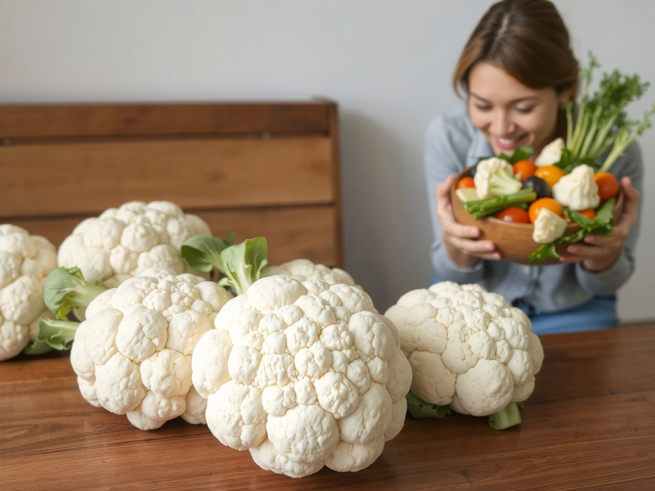 A karfiol C-vitaminban gazdag, így erősíti az immunrendszert.