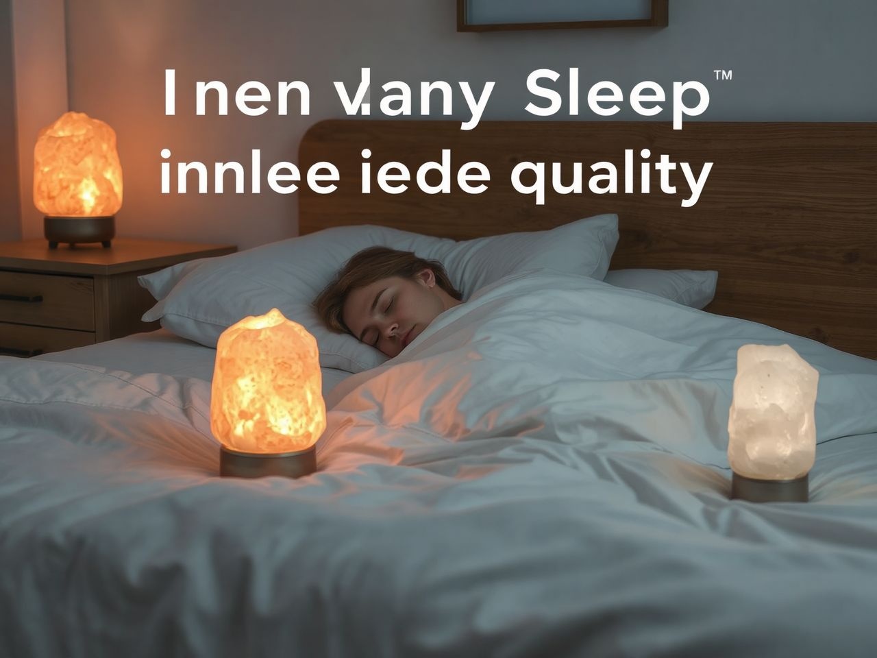 A Himalájai sólámpa nyugtató fényével javítja az alvásminőséget.