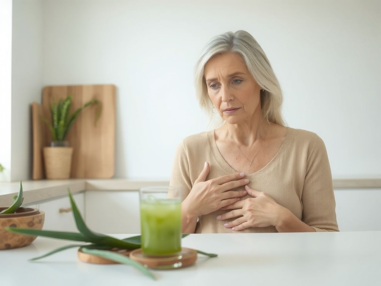 Az aloe vera ital túlzott fogyasztása hasmenést és allergiát okozhat.