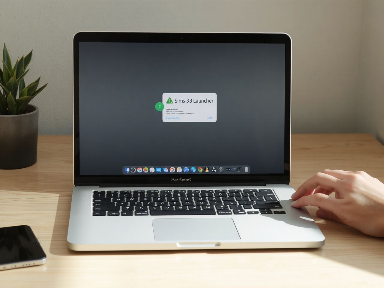 Indítsd újra a Sims 3 Launchert macOS rendszeren hibák esetén.