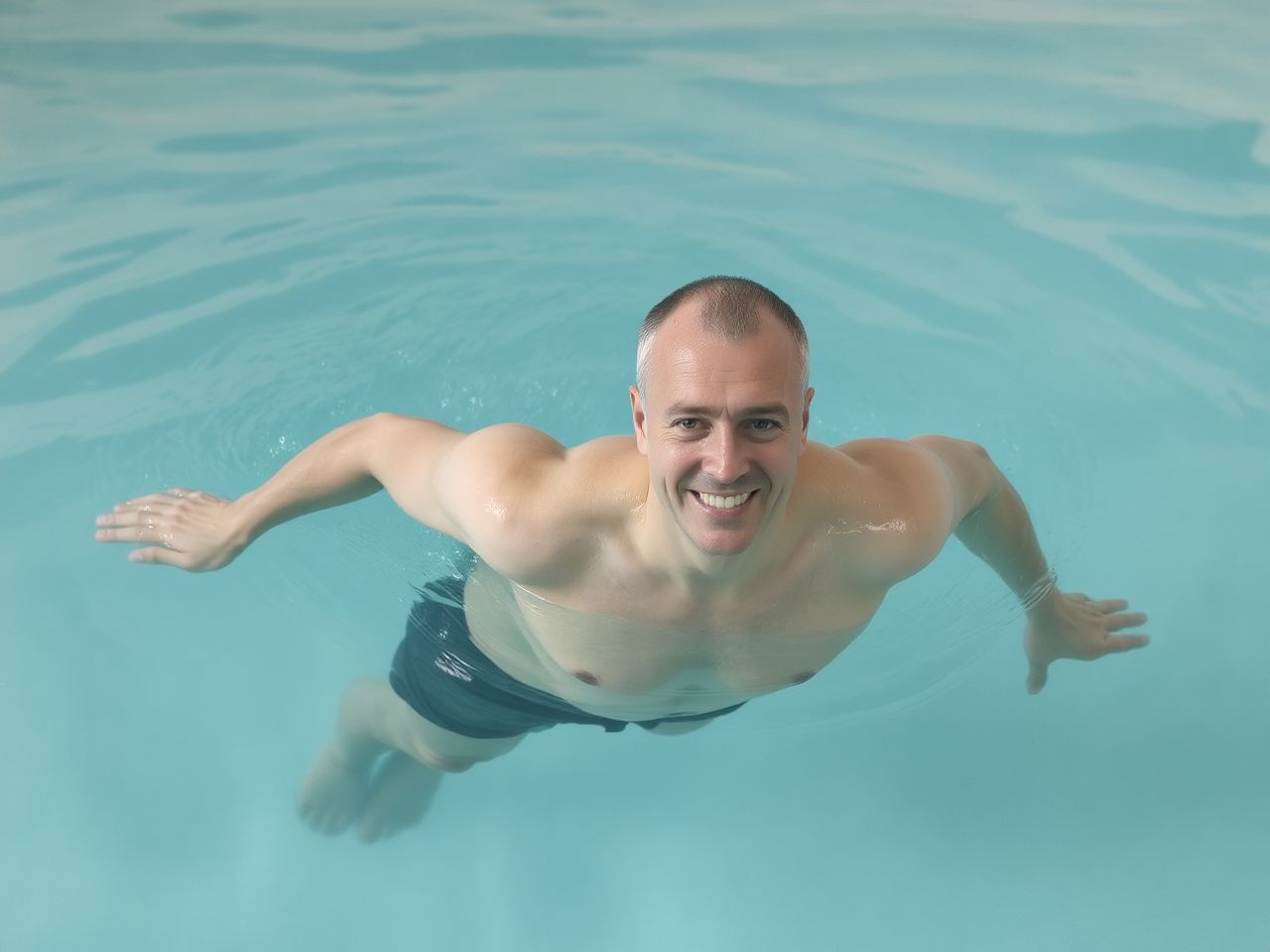 A mellúszás hatékony ízületkímélő mozgás rehabilitációhoz.