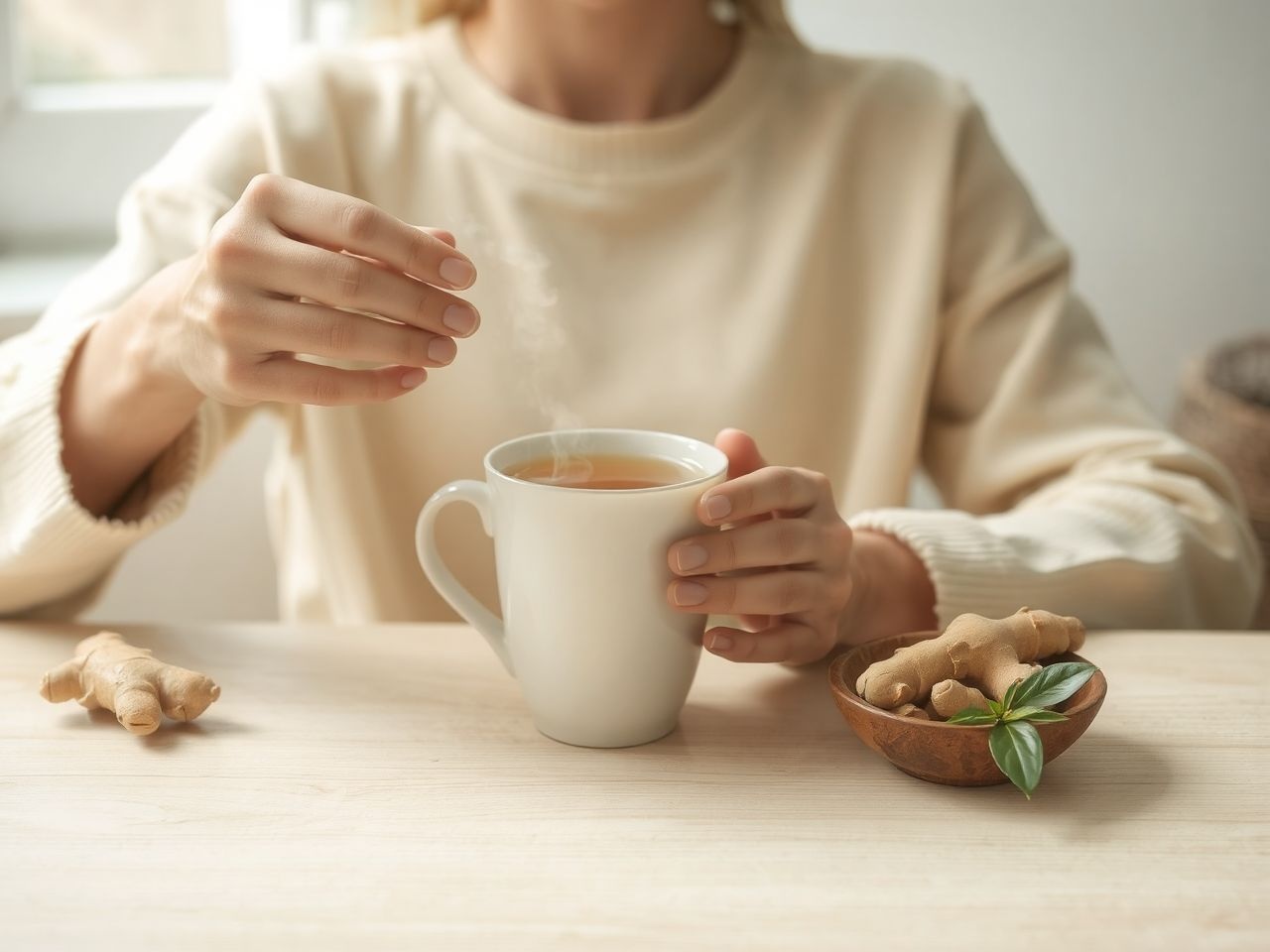 A gyömbér tea természetes módon csökkenti a stresszt és szorongást.