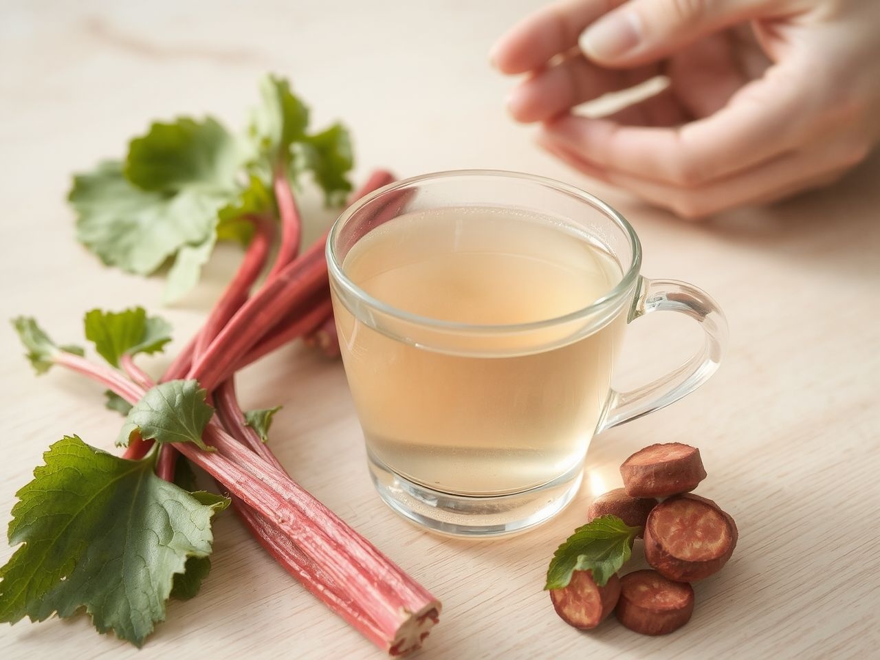 A rebarbara gyökér tea támogatja a máj természetes méregtelenítését.