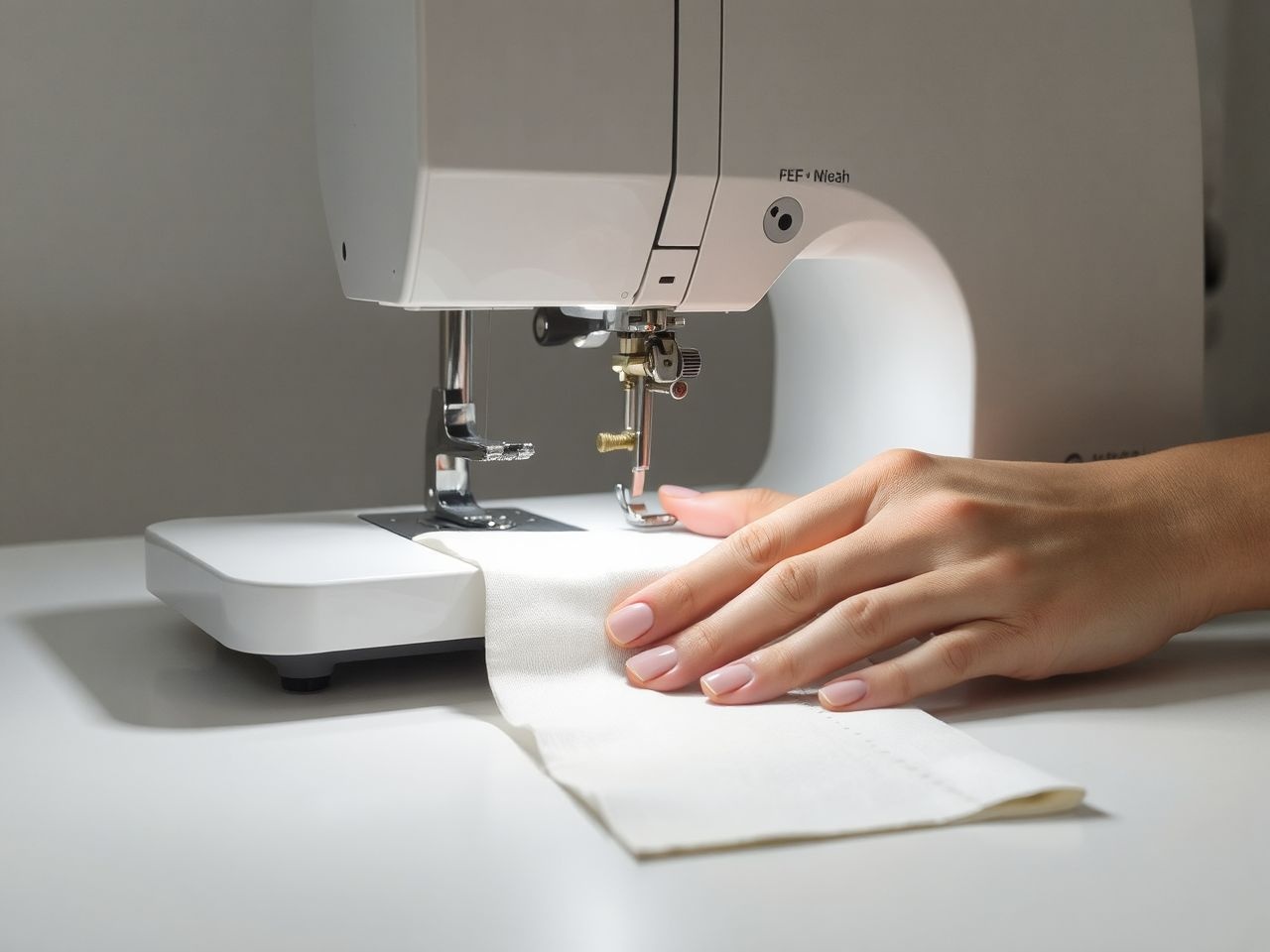 Az overlock gép gyors, tartós és tiszta szegélyeket készít.