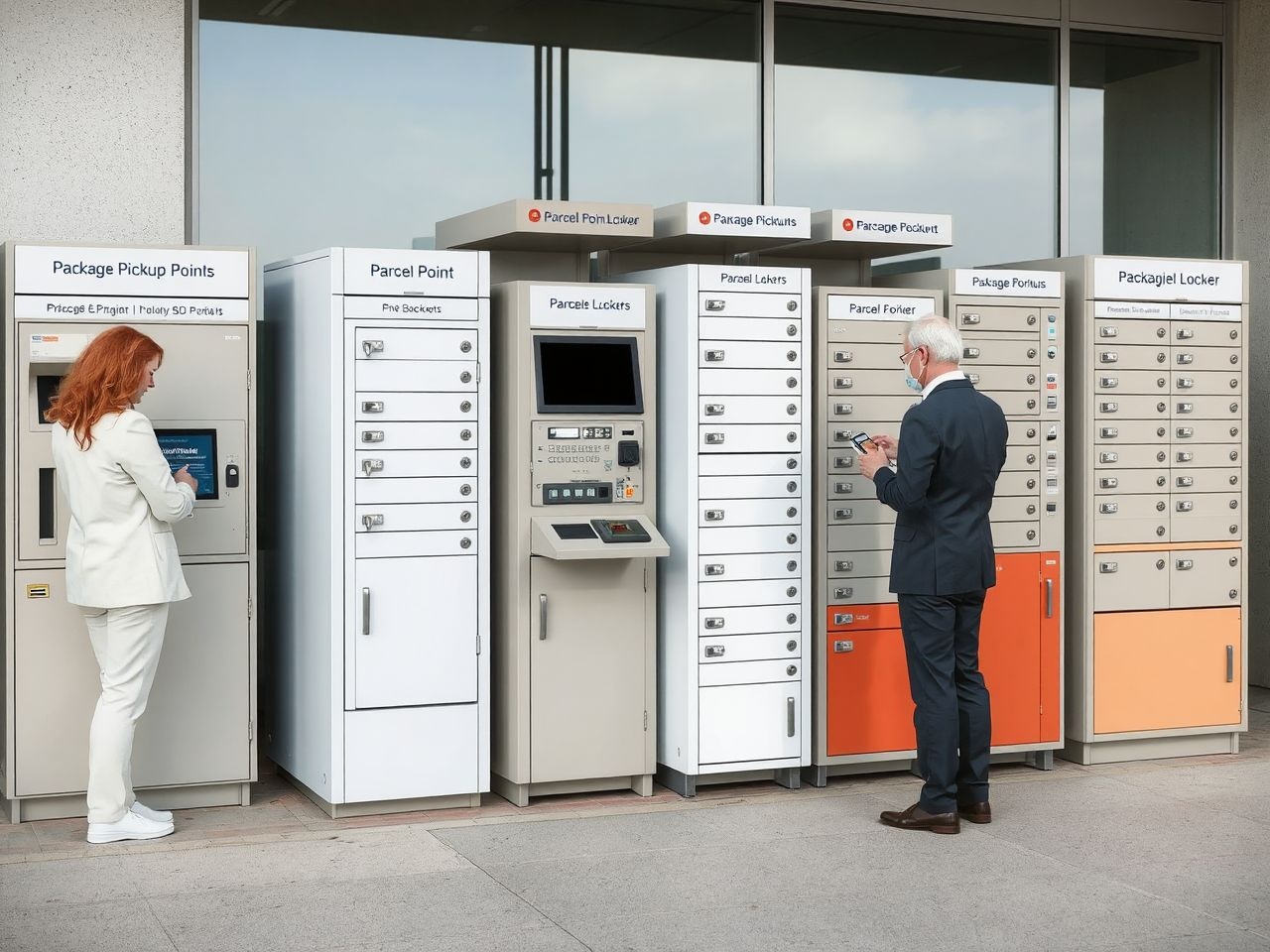 Csomagpontok és automaták gyors, kényelmes átvételt biztosítanak.