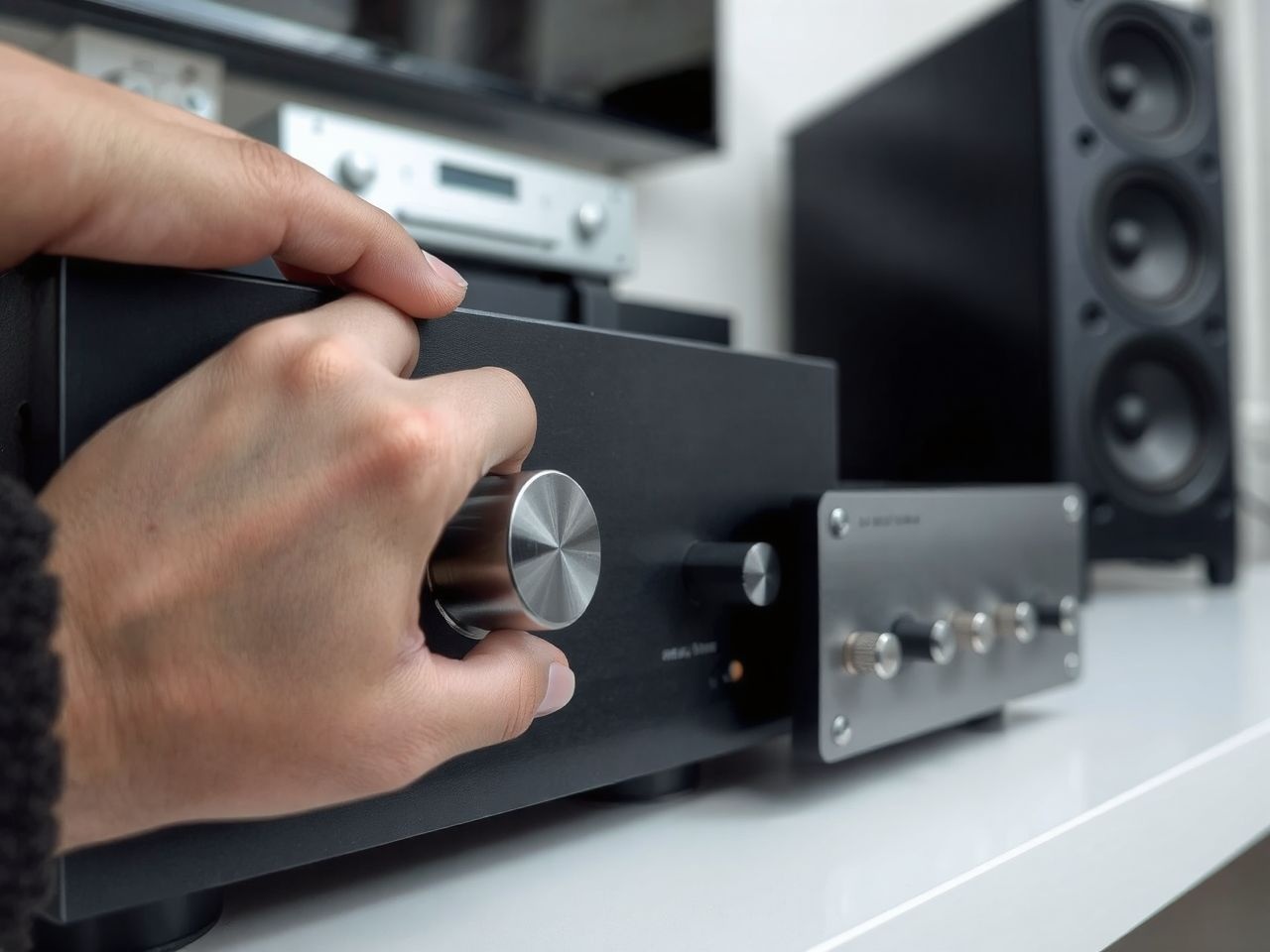 A potméterekkel könnyedén szabályozható az audio eszközök hangereje.