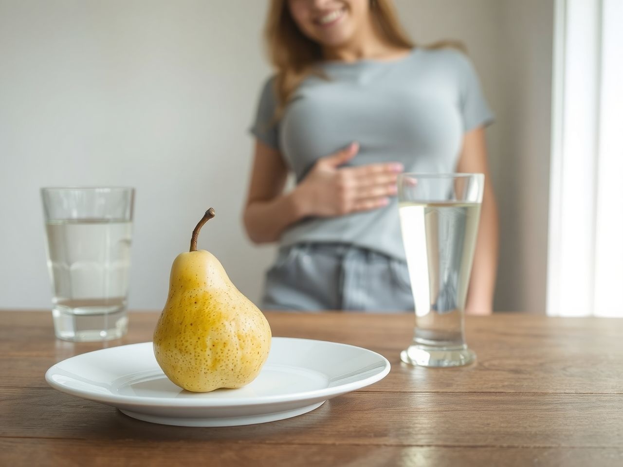 A körte rosttartalma segít a hosszabb teltségérzet fenntartásában.