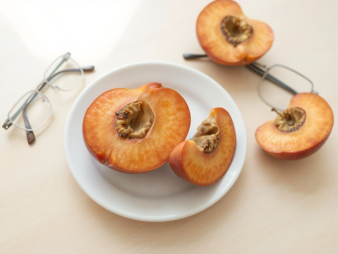 A nektarinban lévő A-vitamin támogatja a szem egészségét.