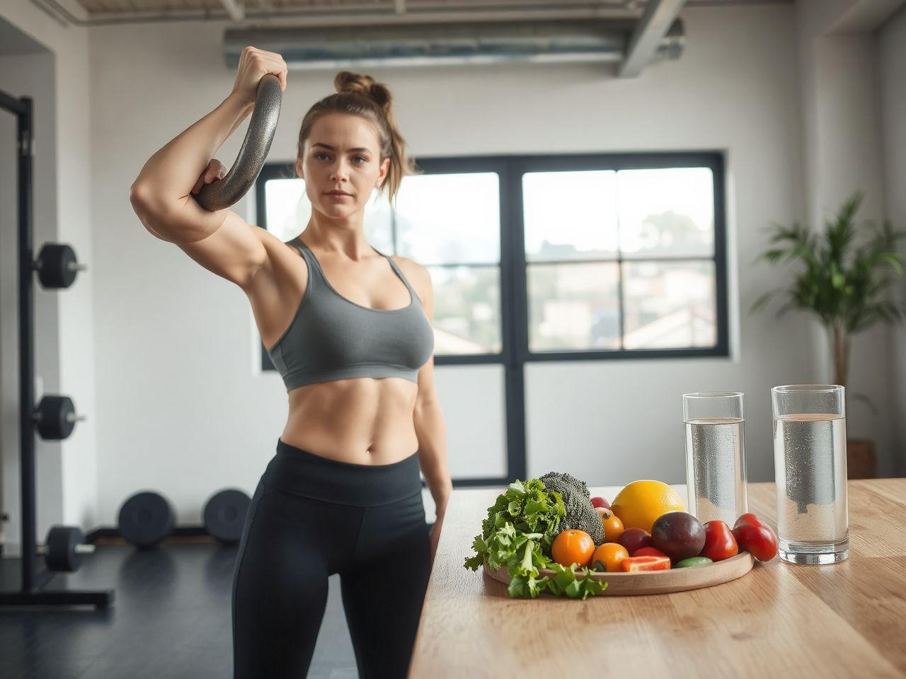 A fehérjedús táplálkozás segíti az izomregenerációt kettlebell edzés után.