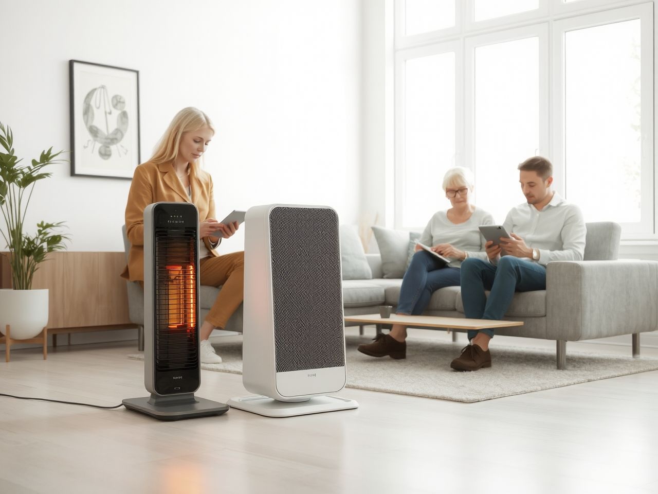 A halogén hősugárzók energiatakarékos, okos otthoni fűtést kínálnak.