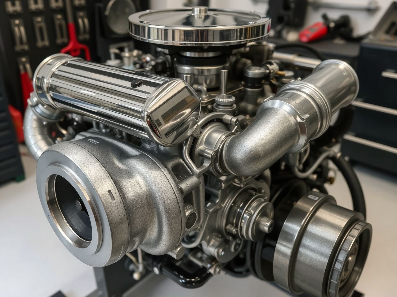 A turbófeltöltő optimális beállítása jelentősen növeli a motor teljesítményét.