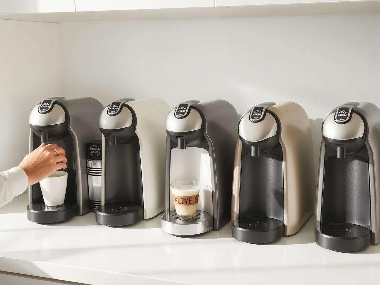 A Dolce Gusto gépek többféle kapszulatípust kínálnak különböző ízekhez.