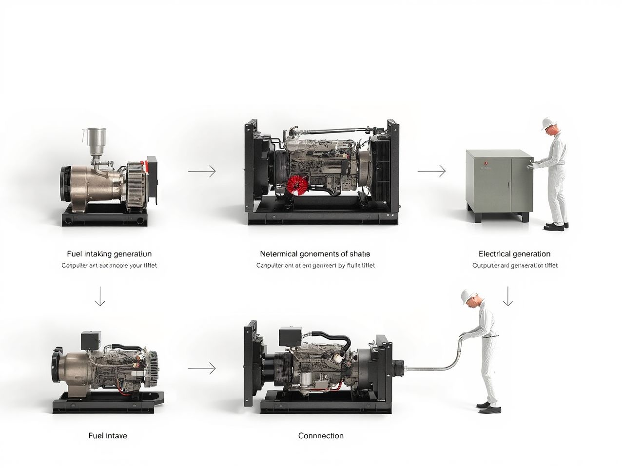 A generátor mágneses térrel elektromos áramot hoz létre.