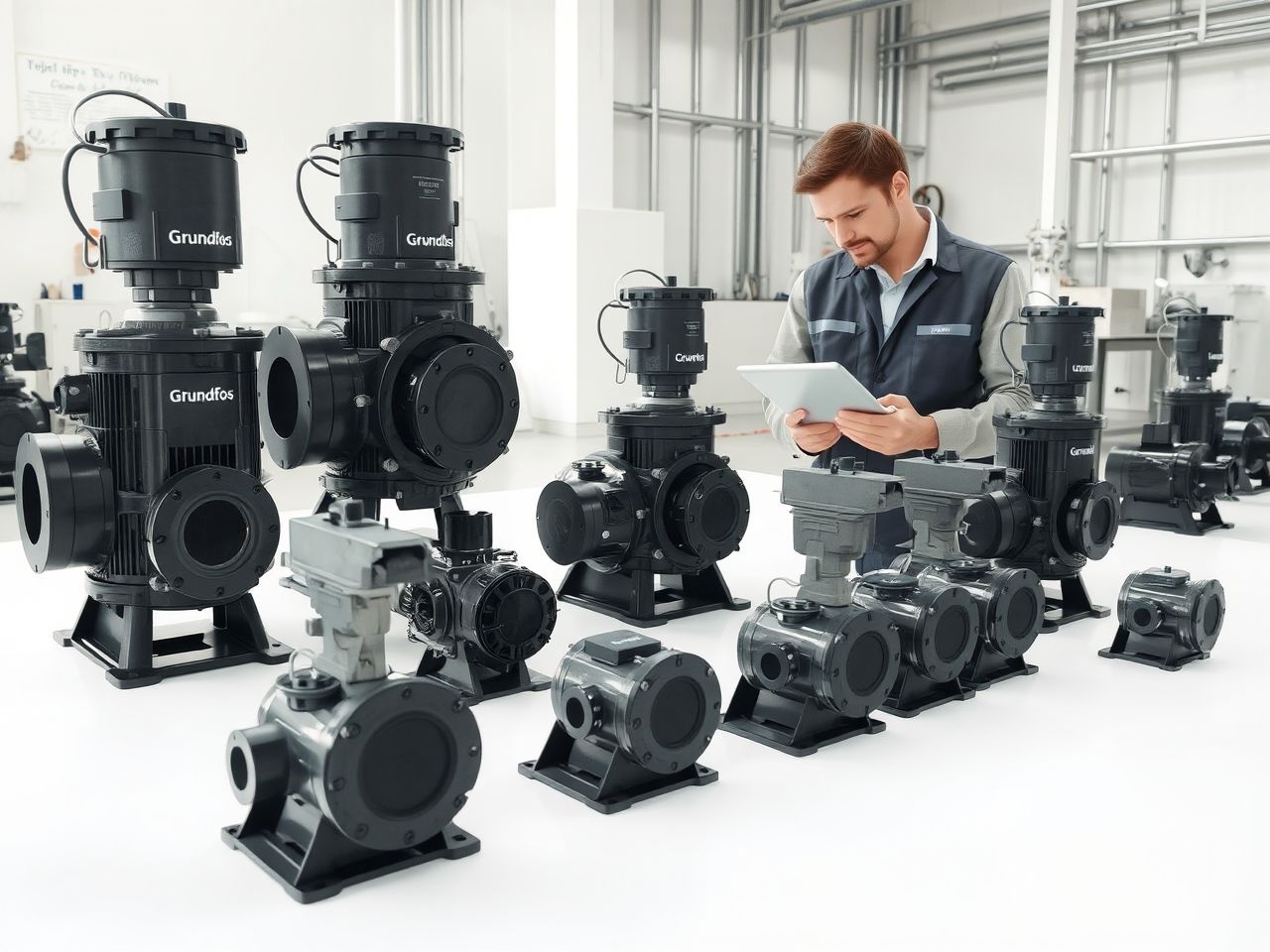 A Grundfos szivattyúk innovatív hidraulikai technológiával optimalizálják a hatékonyságot.
