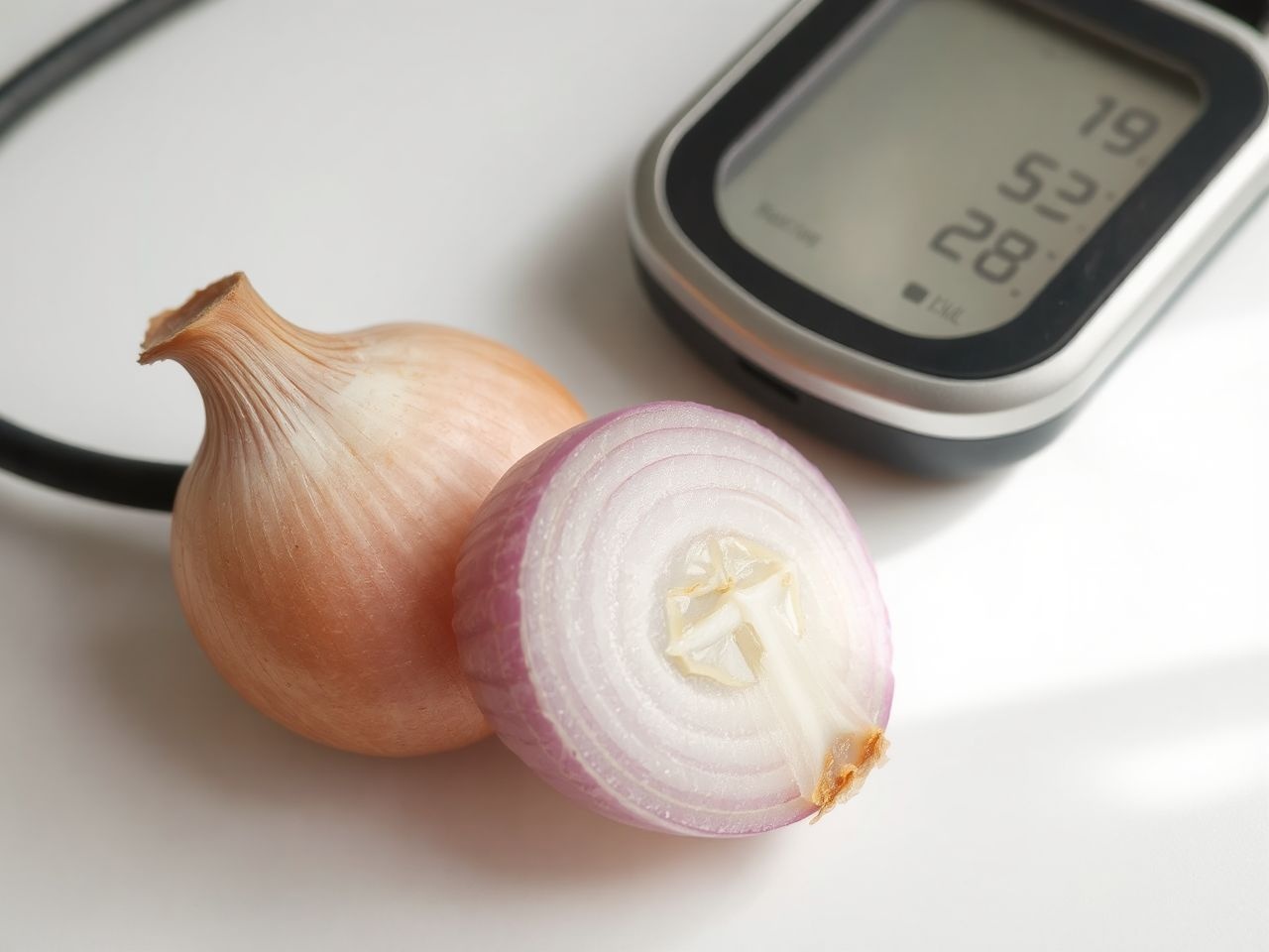 A hagyma csökkenti a vérnyomást antioxidánsok segítségével.