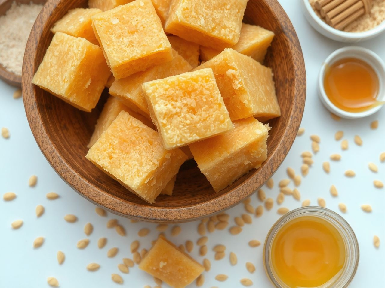 A halva gazdag antioxidánsokban, támogatva az immunrendszert.