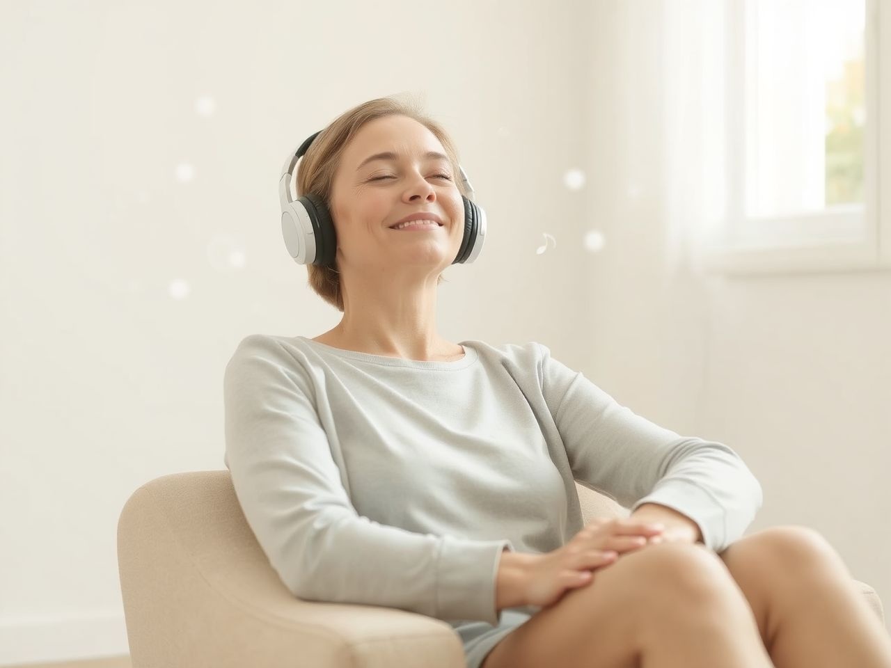 A hangterápia csökkenti a stresszt és javítja az alvást.