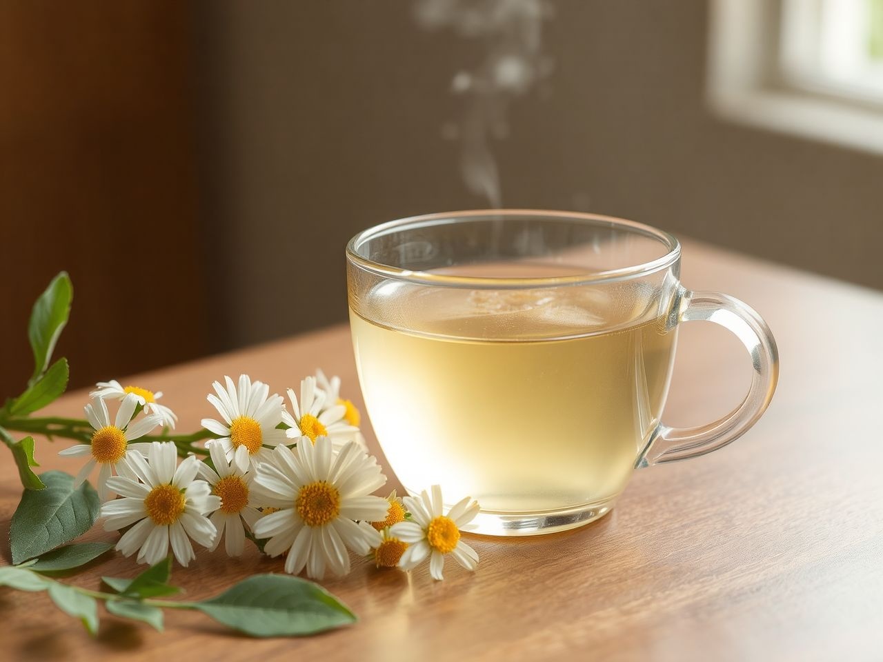 A kamilla tea segít csökkenteni a puffadást és görcsöket.