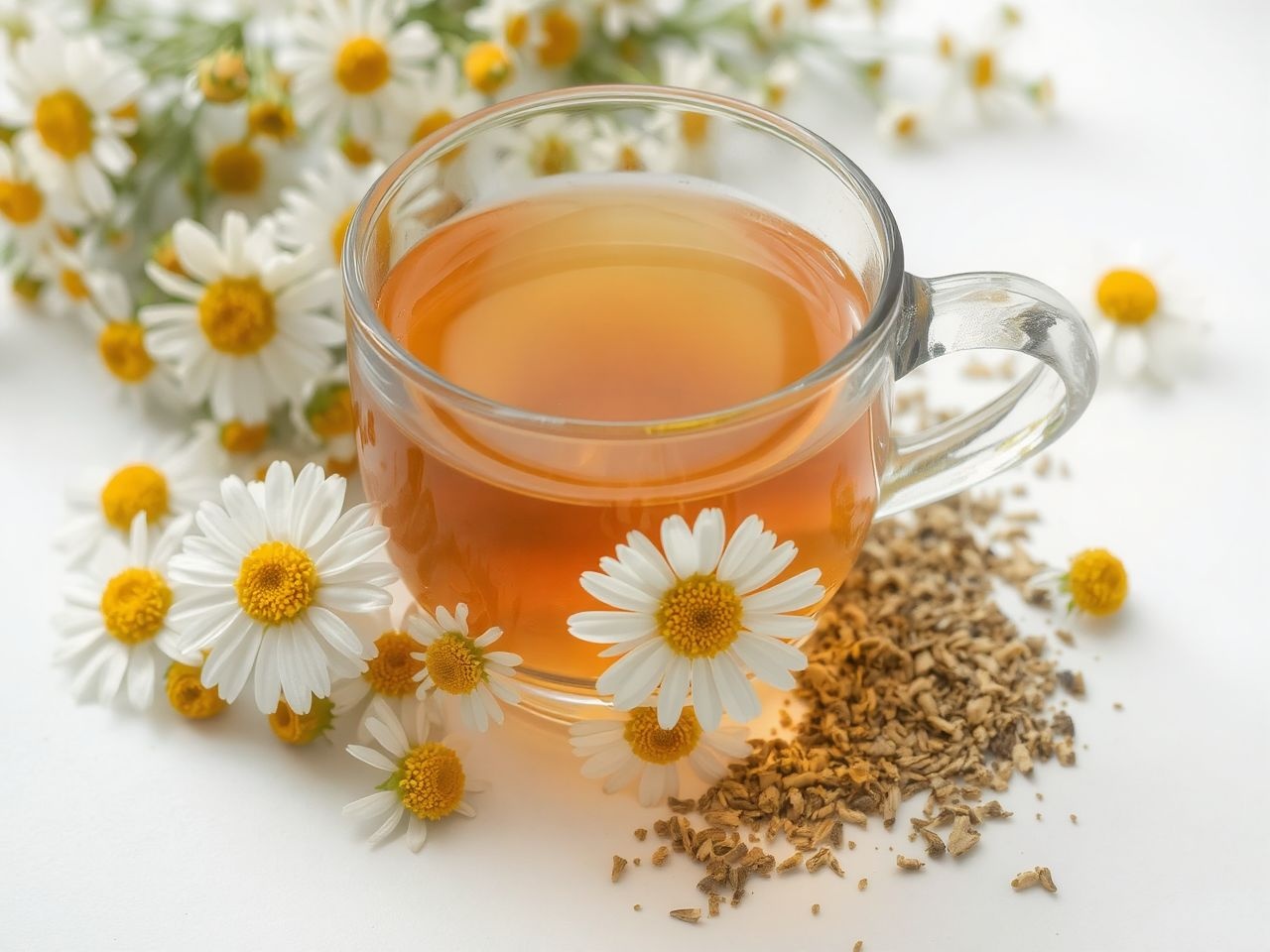 A kamilla tea gyulladáscsökkentő flavonoidokat és illóolajokat tartalmaz.