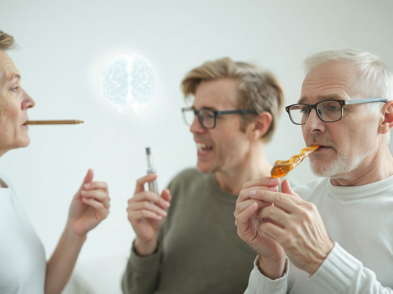 A kannabisz különböző fogyasztási módjai eltérő agyi hatásokat váltanak ki.
