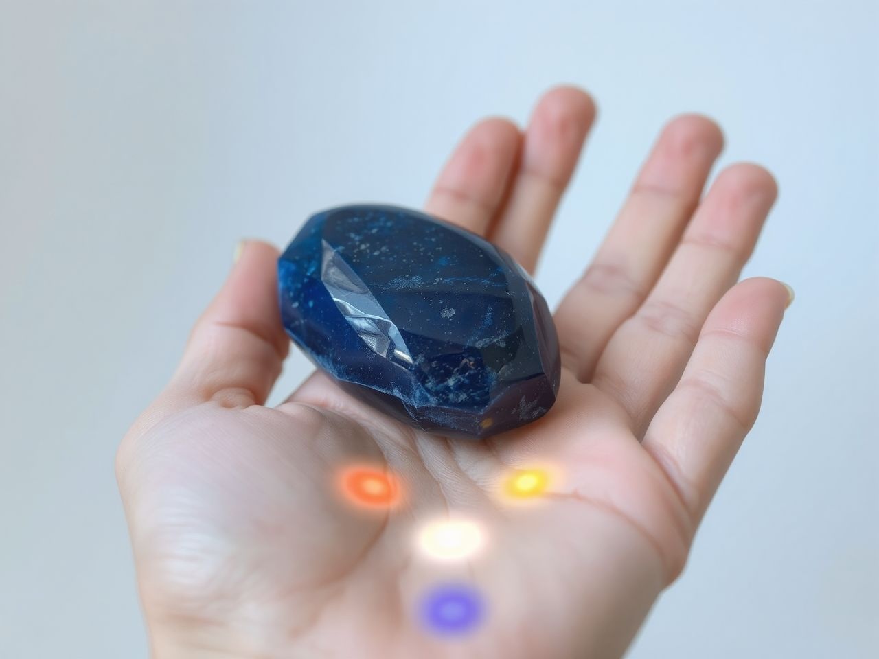 A kék aranykő harmonizálja a torokcsakra energiáit.