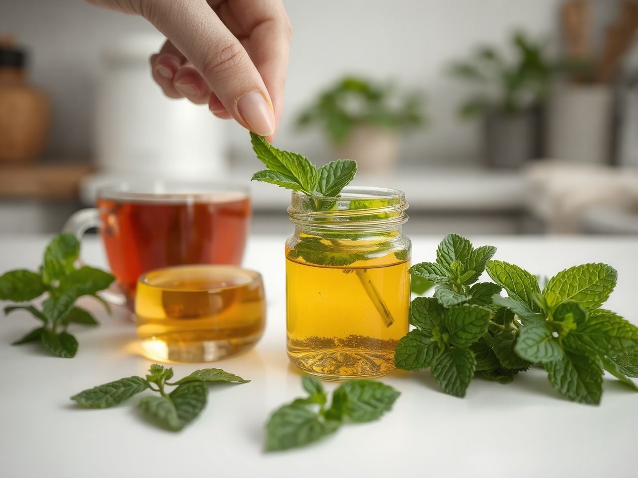 A menta természetes görcsoldóként enyhíti az emésztési panaszokat.