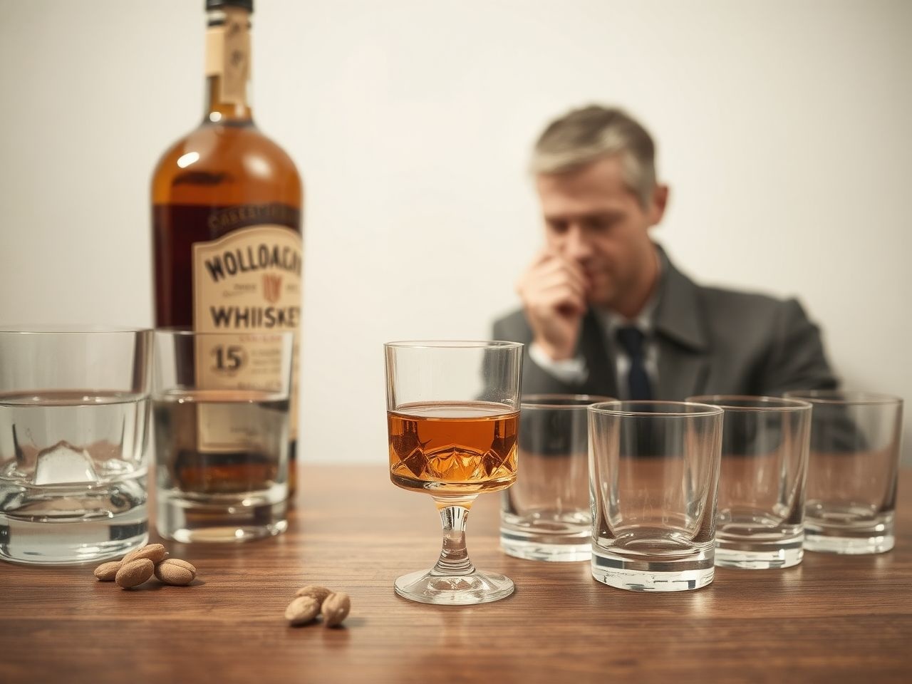 A túlzott whiskyfogyasztás májkárosodáshoz és szívproblémákhoz vezethet.