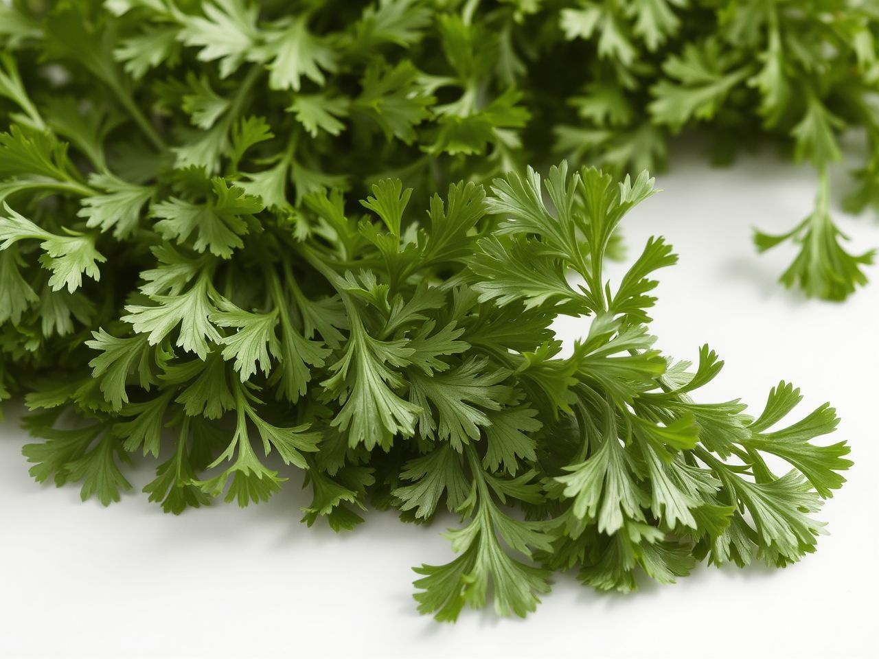 A petrezselyem gazdag antioxidánsokban, erősíti az immunrendszert.