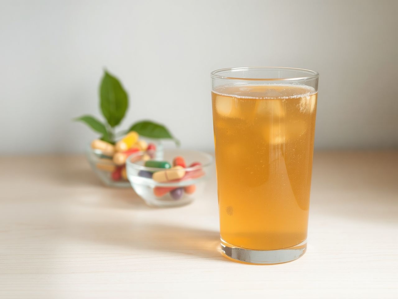 A kombucha probiotikumai segítik a bélflóra egészségét és egyensúlyát.