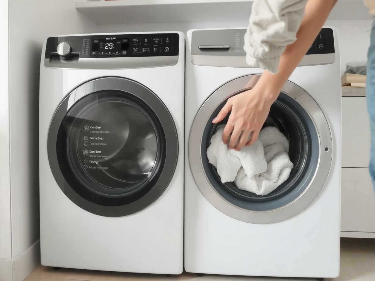 A súlyautomatika optimalizálja a víz- és energiafelhasználást mosásnál.