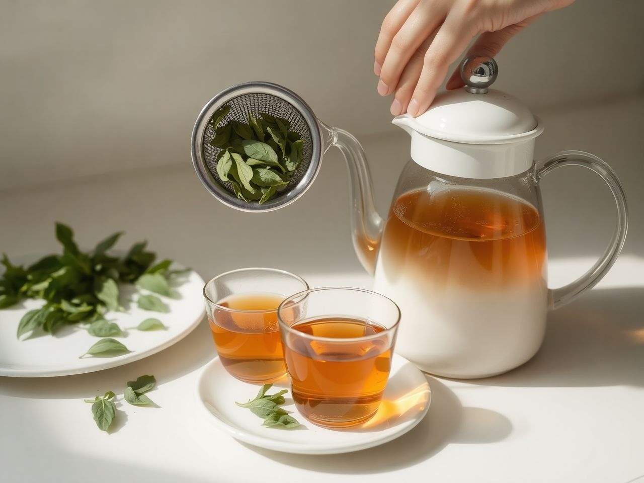 A szennalevél tea este, lefekvés előtt ajánlott fogyasztani.